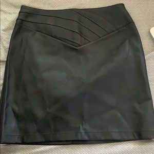 ASOS Petite Faux Leather Mini Skirt
